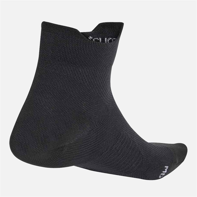 Mens Run x Adizero Running Socks Black/White/White - Image 2