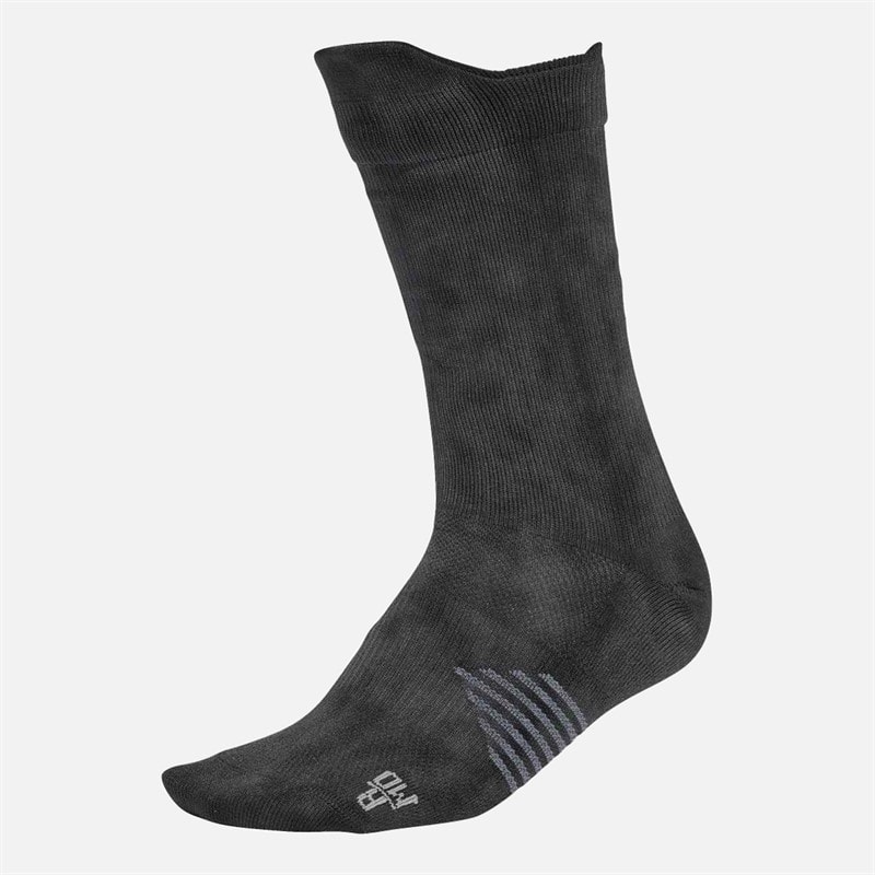 adidas Mens Run X Graphic Washed Running Socks Onix/Carbon