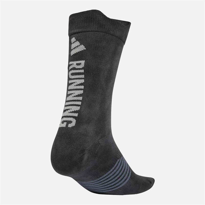 Mens Run X Graphic Washed Running Socks Onix/Carbon - Image 2