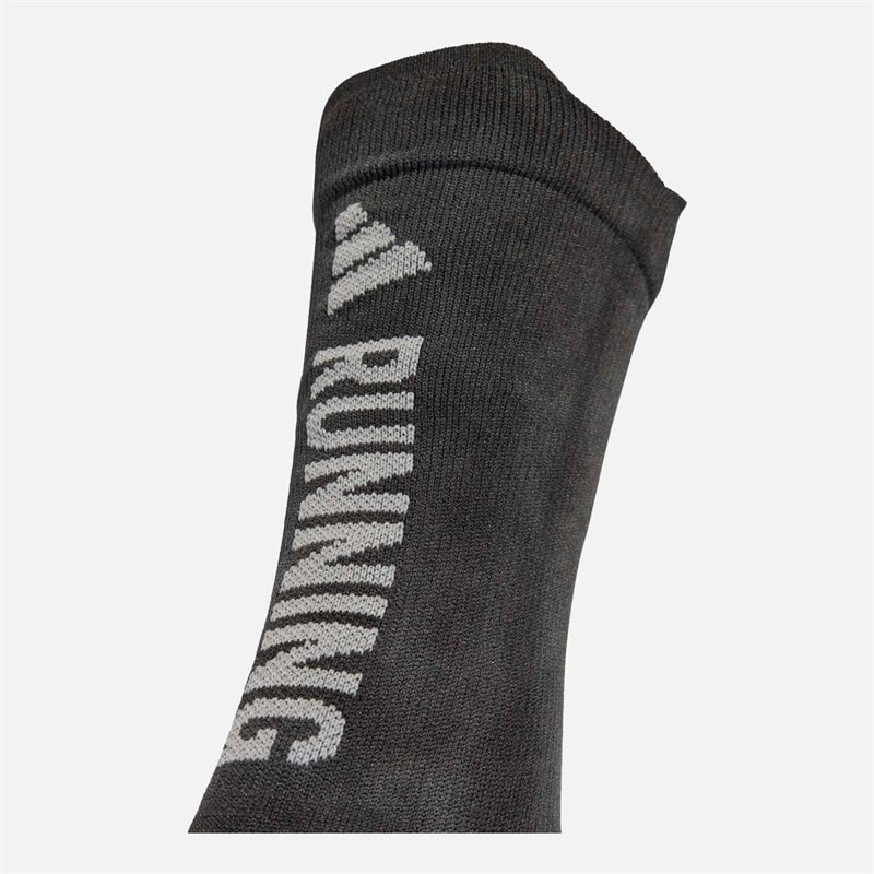 Mens Run X Graphic Washed Running Socks Onix/Carbon - Image 4
