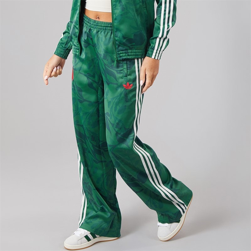 adidas Originals Womens FIGC Italy Track Pants Tech Forest