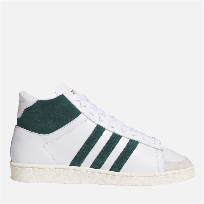 Jabbar Hi Trainers Cloud White/Aurora Ivy/Off White - Image 2
