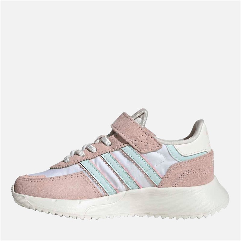 Girls Retropy F2 Trainers Core White/Halo Mint/Sandy Pink - Image 5