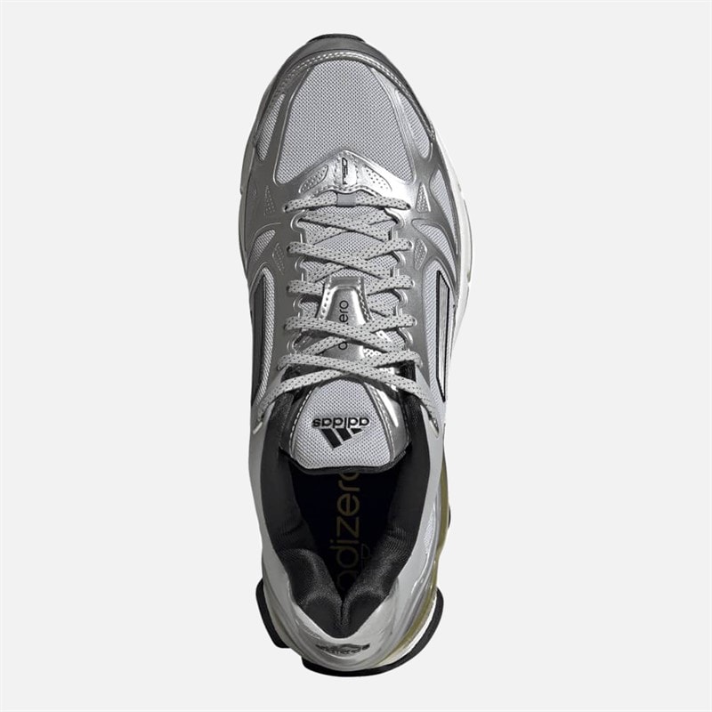 Adizero F5 Trainers Silver Metallic/Core Black/Gold Metallic - Image 4
