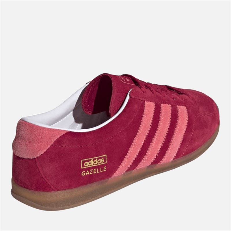 Womens Gazelle Lo Pro Trainers Team Victory Red/Gum/Gum - Image 3