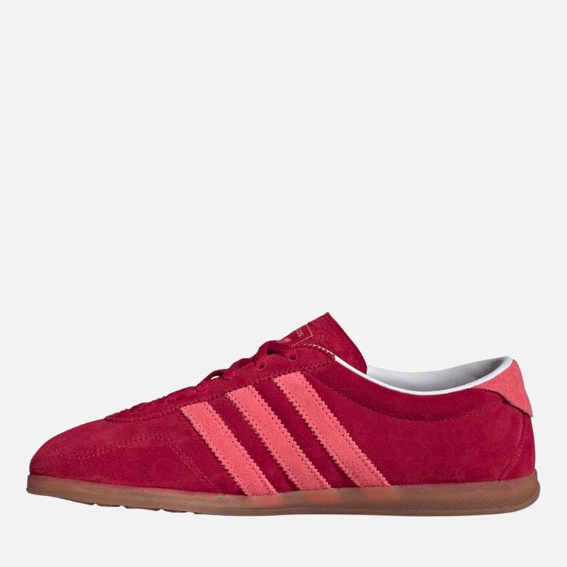 Womens Gazelle Lo Pro Trainers Team Victory Red/Gum/Gum - Image 5