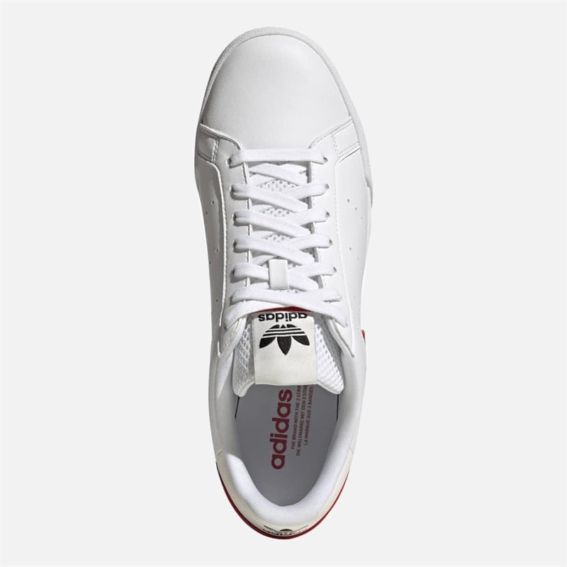 Court Tourino Trainers Cloud White/Cloud White/Vivid Red - Image 4