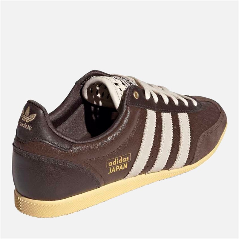 Womens Japan Trainers Brown/Wonder White/Gold Metallic - Image 3