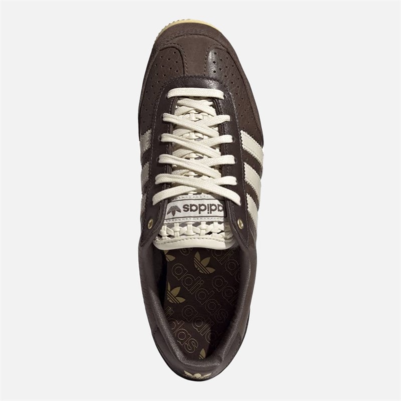 Womens Japan Trainers Brown/Wonder White/Gold Metallic - Image 4