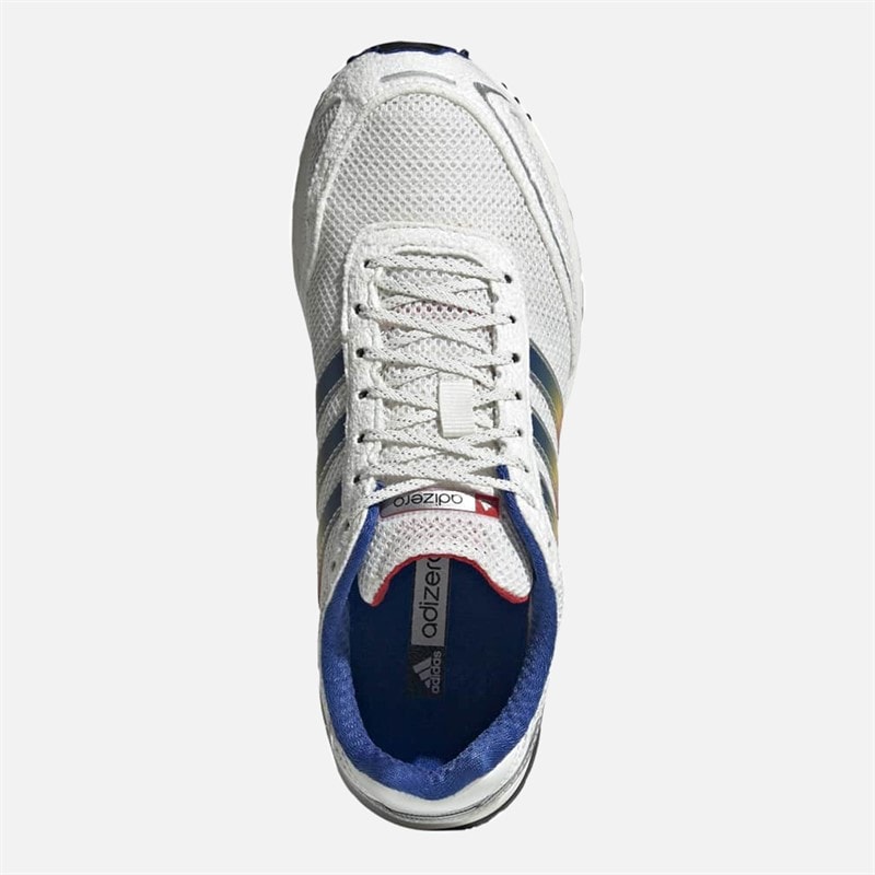 Womens Adizero Adios OG Trainers Core White/Royal Blue/Yellow - Image 4