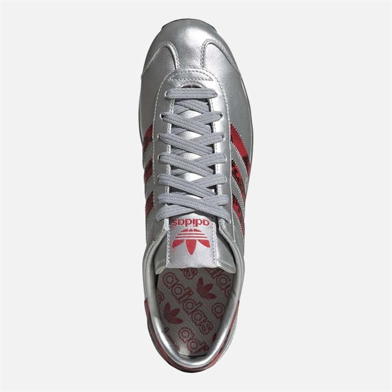 Country Japan Trainers Silver Metallic/Better Scarlet/Core Black - Image 4