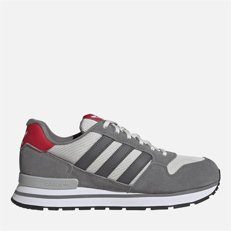 adidas Originals ZX 500 RS Trainers Grey Four/Grey Five/Better Scarlet