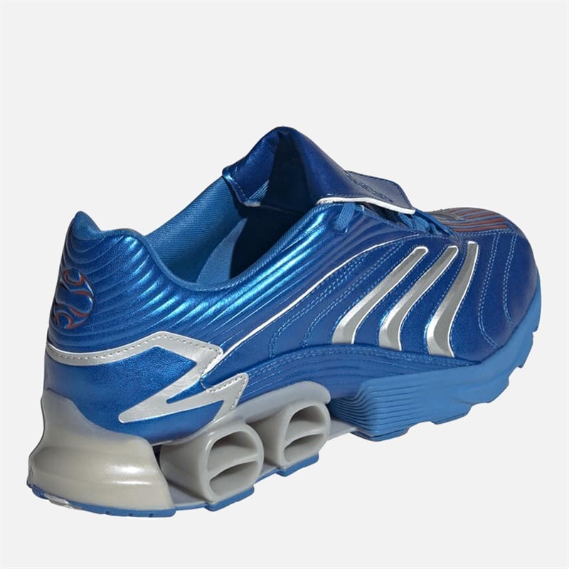 Predator Megaride Trainers Shock Blue/Silver Metallic/Better Scarlet - Image 3