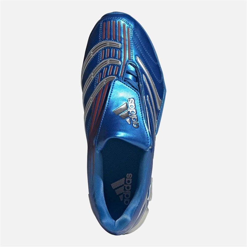 Predator Megaride Trainers Shock Blue/Silver Metallic/Better Scarlet - Image 4