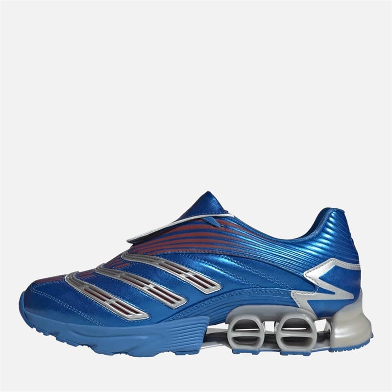 Predator Megaride Trainers Shock Blue/Silver Metallic/Better Scarlet - Image 5