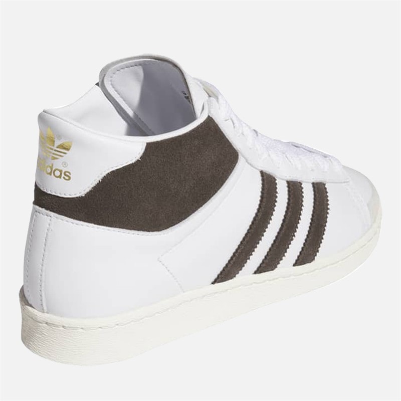 Jabbar Hi-Top Trainers Cloud White/Aurora Coffee/Off White - Image 3