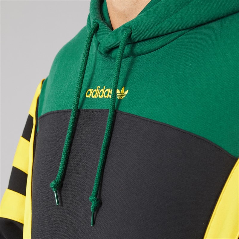 Mens Santiago HD Hoodie Collegiate Green - Image 3
