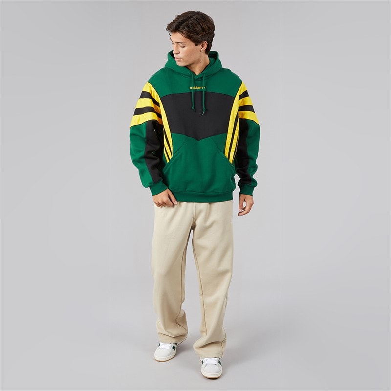 Mens Santiago HD Hoodie Collegiate Green - Image 4