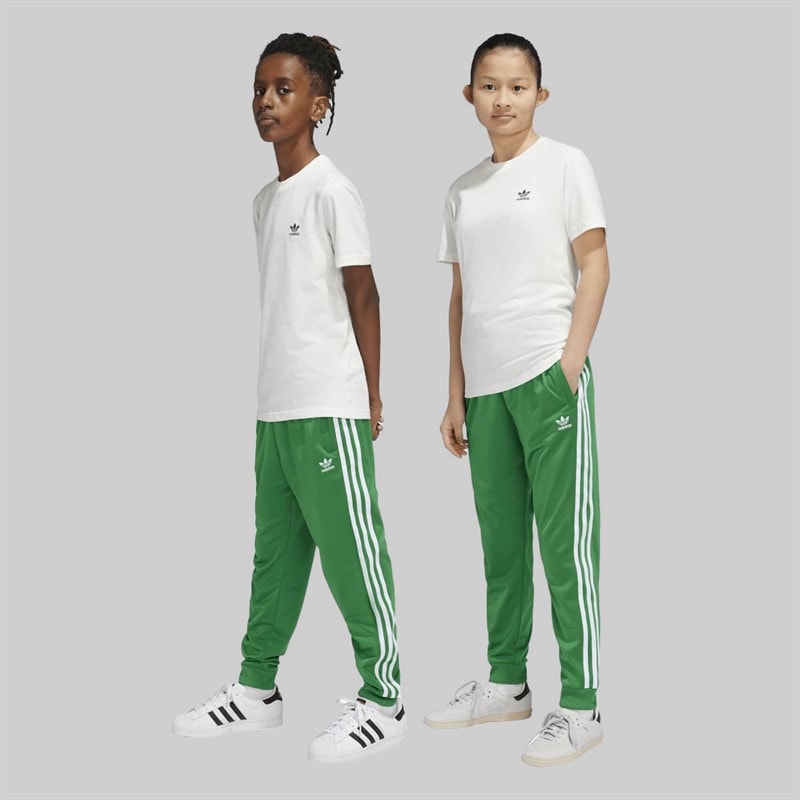 adidas Originals Junior Adicolor Superstar Track Pants Green