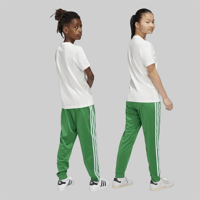 Junior Adicolor Superstar Track Pants Green - Image 2