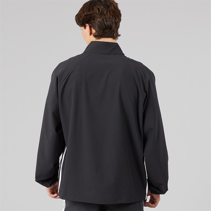 Mens Adicolor Woven Drill Top Black - Image 2