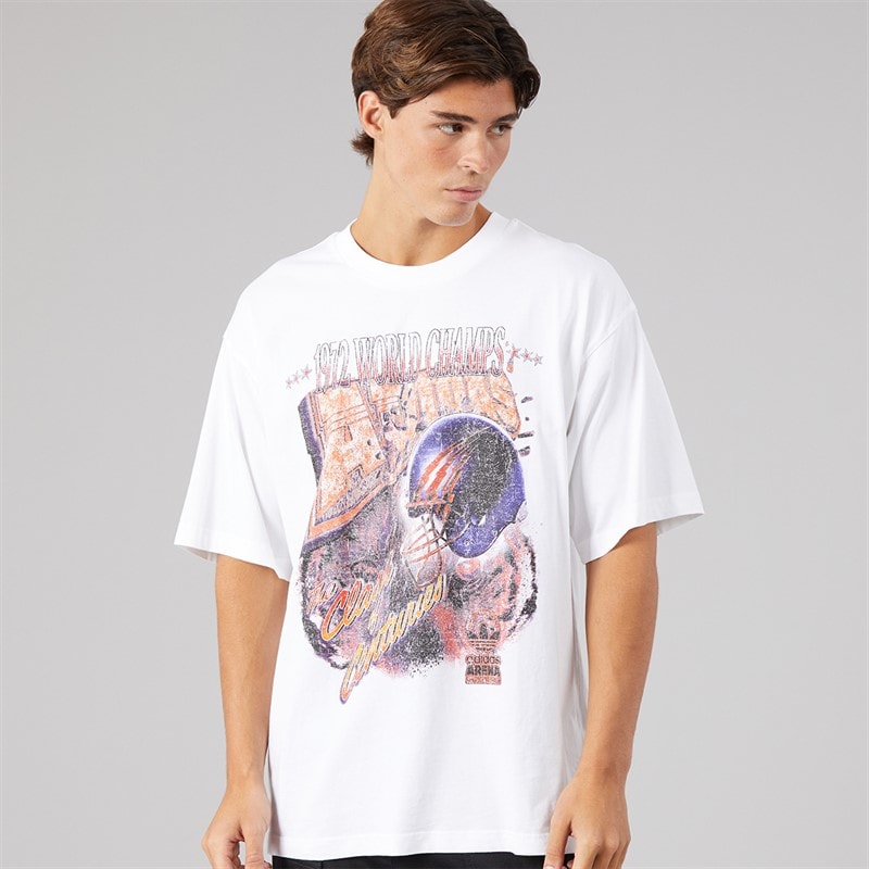 Mens Adilenium Season 3 Fan Graphic T-Shirt White - Image 1