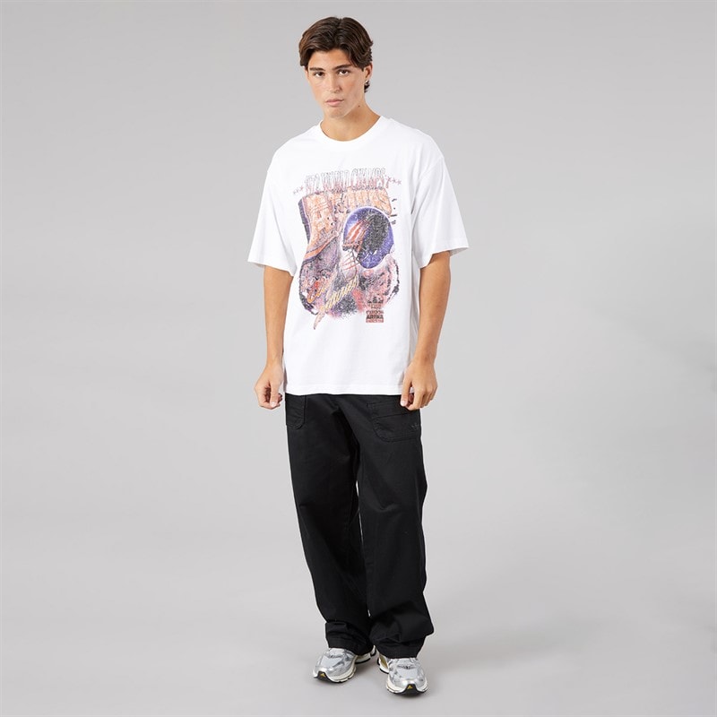 Mens Adilenium Season 3 Fan Graphic T-Shirt White - Image 3