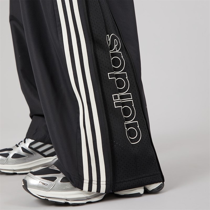 Mens Basketball Windbreaker Track Pants Black - Image 5