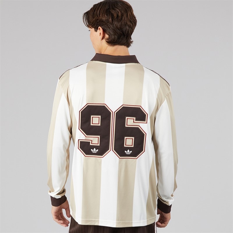 Mens Britcore Long Sleeve Jersey Off White/Stone Khaki - Image 2