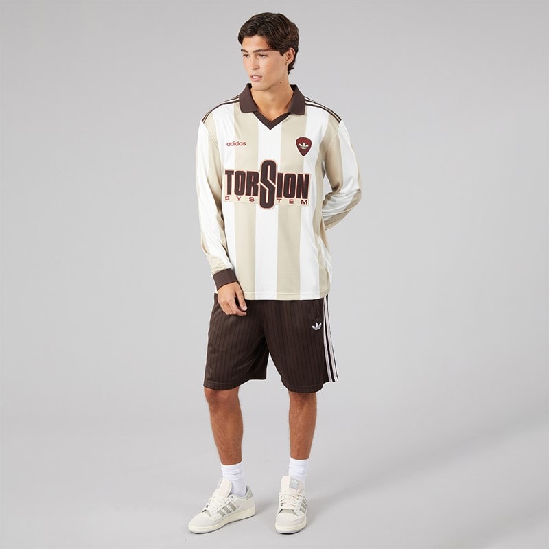 Mens Britcore Long Sleeve Jersey Off White/Stone Khaki - Image 4
