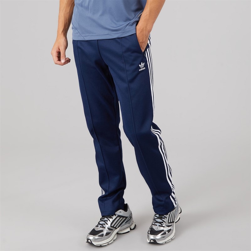 Mens Adicolor Classics Beckenbauer Track Pants Night Indigo - Image 1