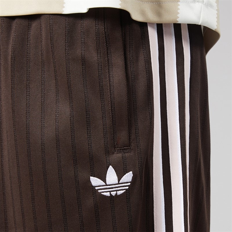 Mens Firebird Engineered Stripes Shorts Aurora Coffee - Image 3