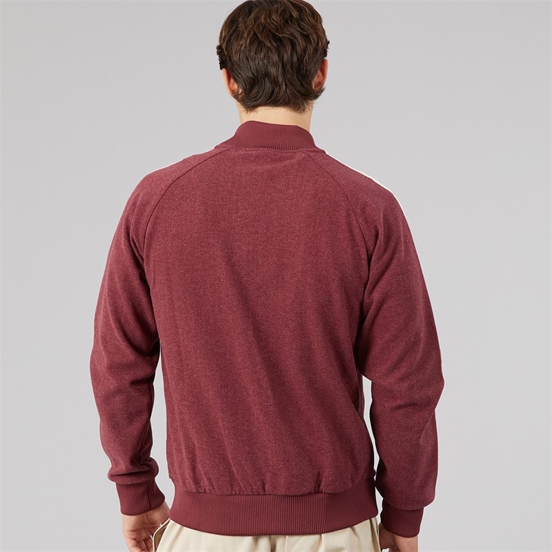 Mens Premium Full Zip Track Jacket Shadow Red - Image 2