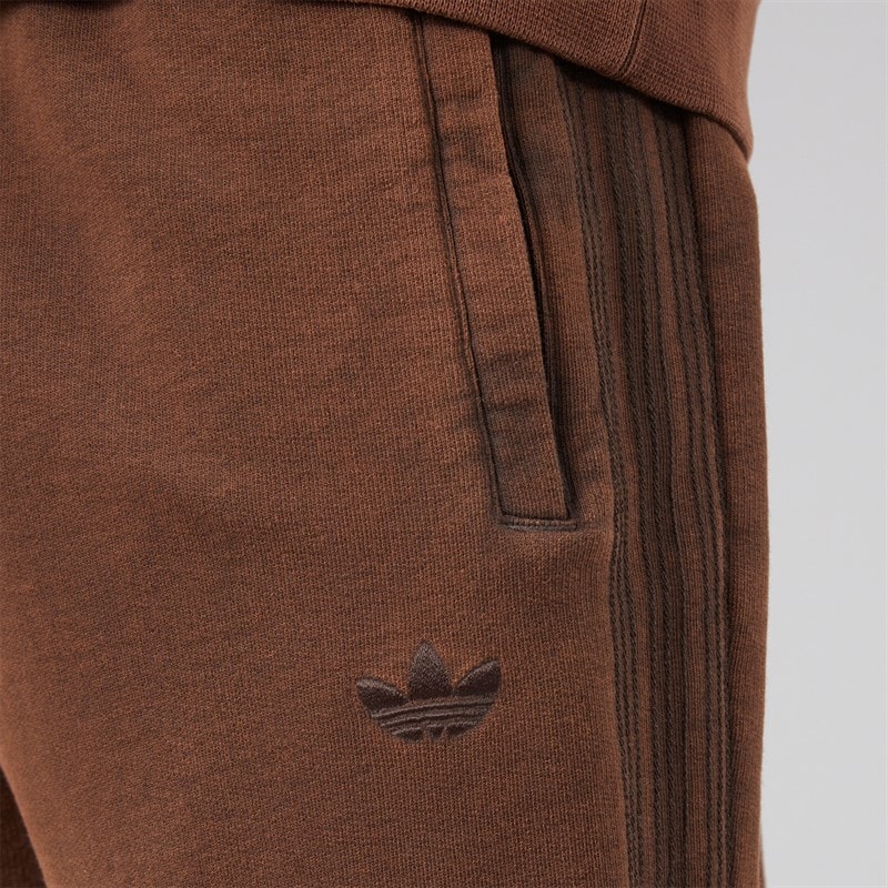 Mens Premium Essentials Retro Washed Open Hem Joggers Aurora Coffee - Image 3