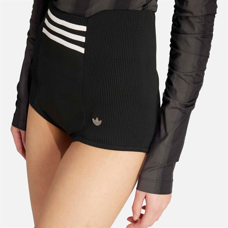 Womens Sock Boyshorts Black - Image 3
