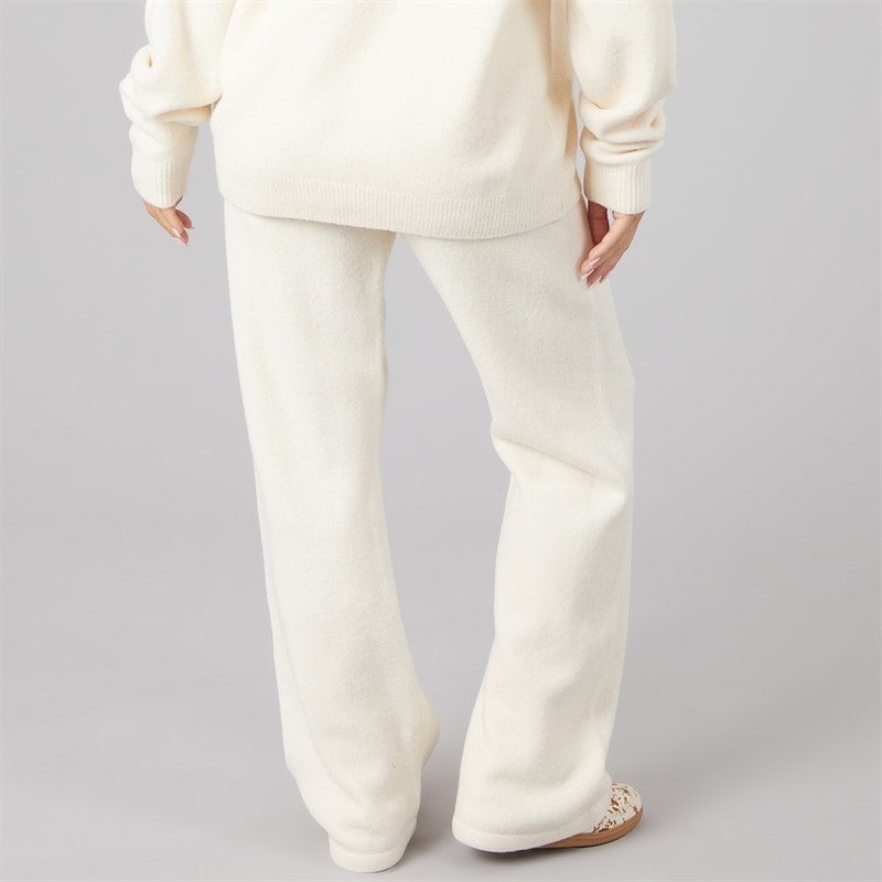 Womens Athletic Dept Knitted Joggers Wonder White - Image 2