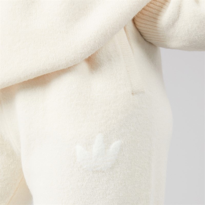 Womens Athletic Dept Knitted Joggers Wonder White - Image 3