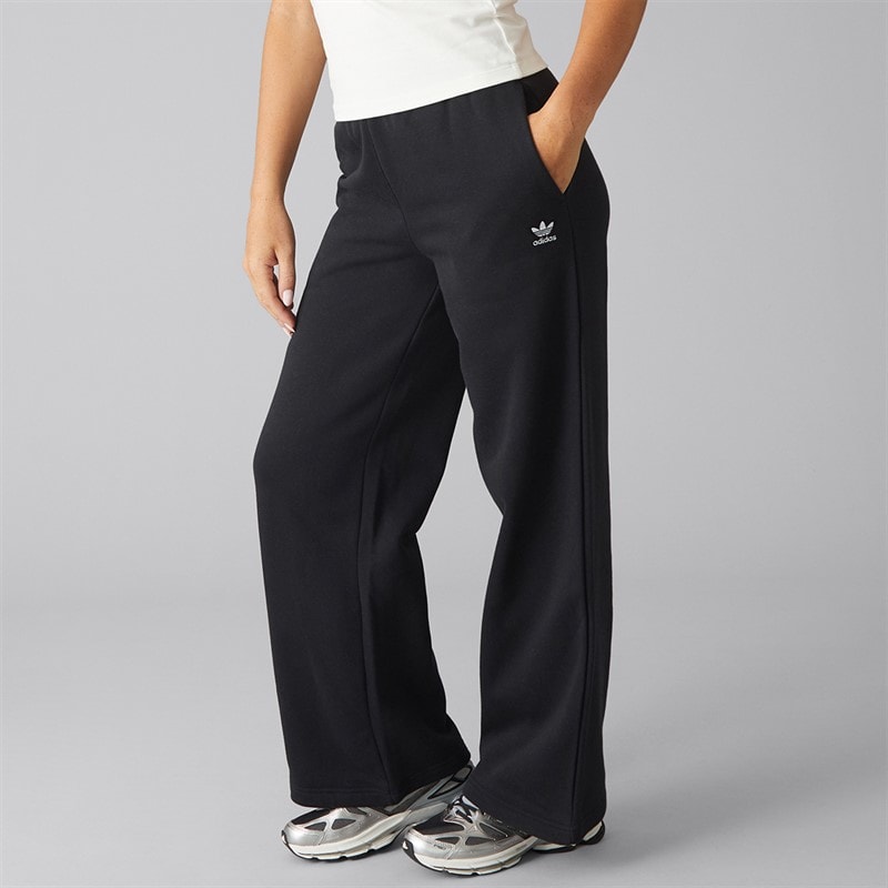 adidas Originals Womens Essentials Wide Leg Joggers Black