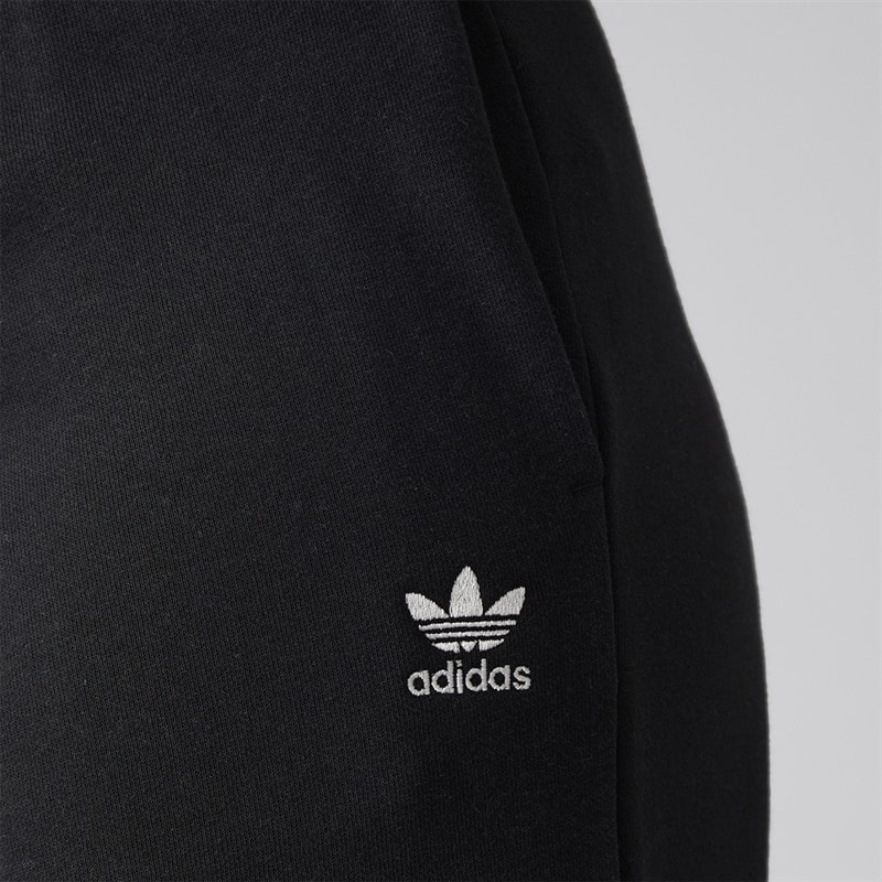 Womens Essentials Wide Leg Joggers Black - Image 3