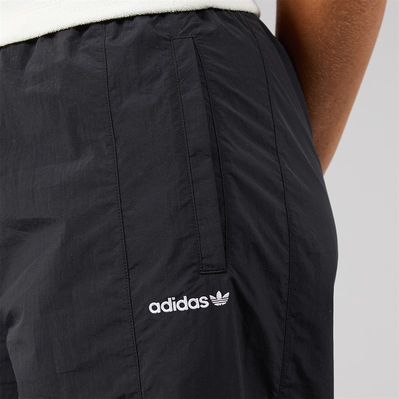Womens Blocked Washed Track Pants Black - Image 3