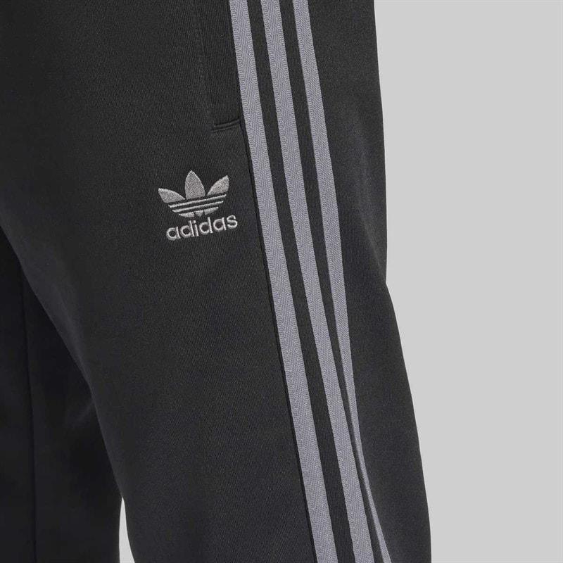Mens Adicolor Classics Superstar Track Pants Black/Grey Four - Image 2