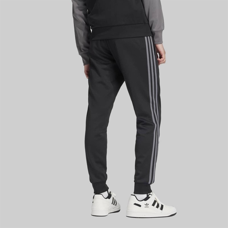 Mens Adicolor Classics Superstar Track Pants Black/Grey Four - Image 3