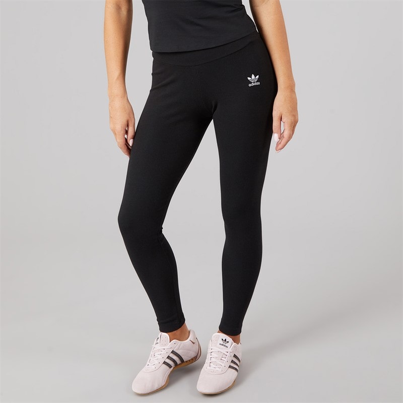 Womens Essentials High Waisted Leggings Black - Image 1