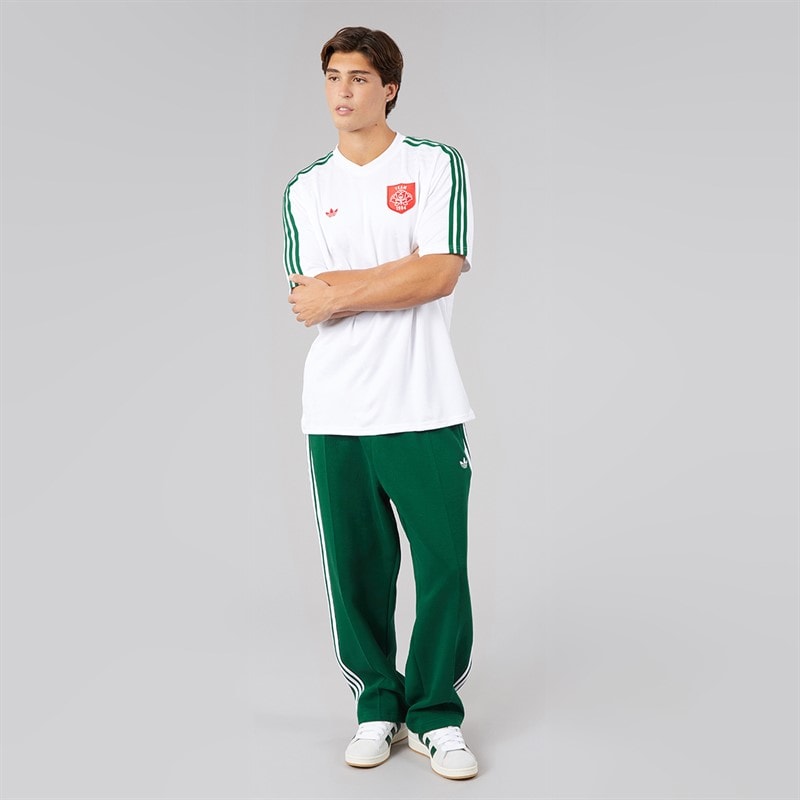 Mens Adicolor Spacer Baggy Track Pants Collegiate Green - Image 4
