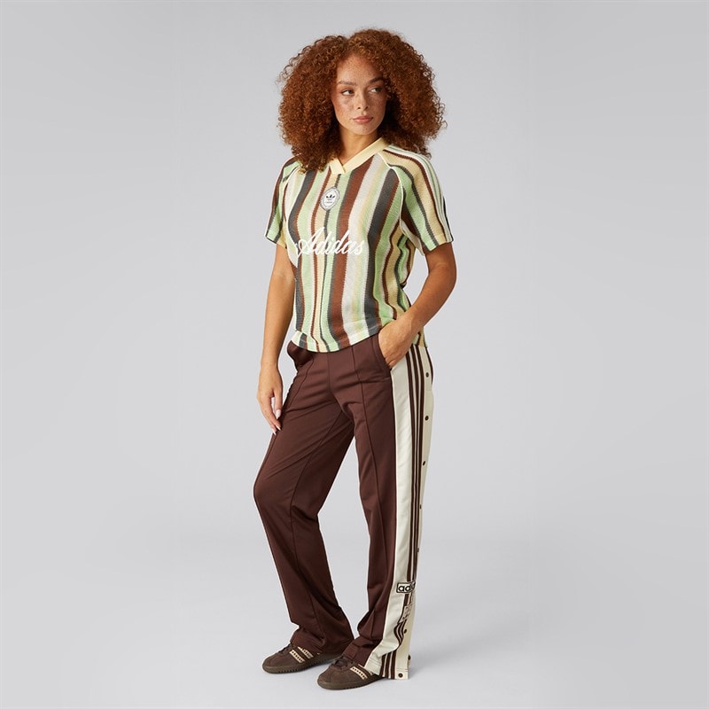 Womens Adibreak Snap Track Pants Auburn/Cream White - Image 4