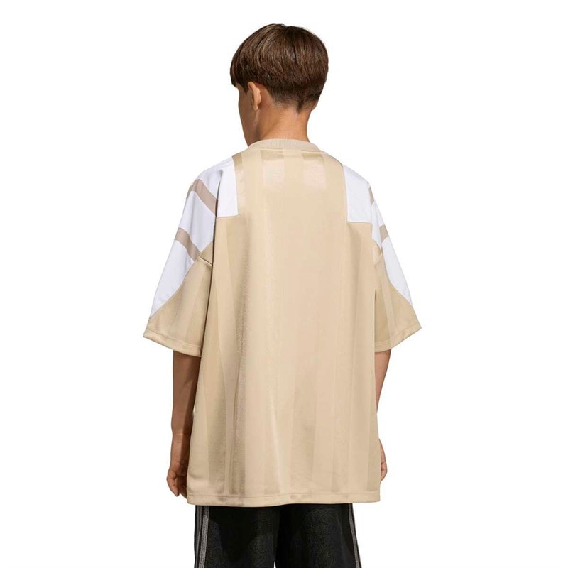 Boys Oversized Blocked T-Shirt Stone Khaki - Image 2