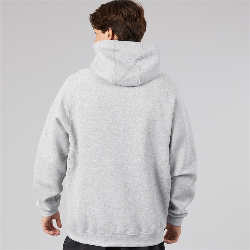 Mens Spacer Cutline Hoodie Medium Grey Heather - Image 2