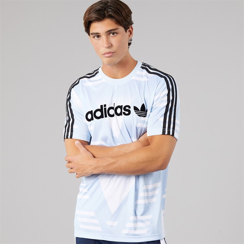 Mens Loose Sponsored Jersey White - Image 1