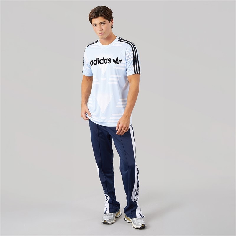 Mens Loose Sponsored Jersey White - Image 4