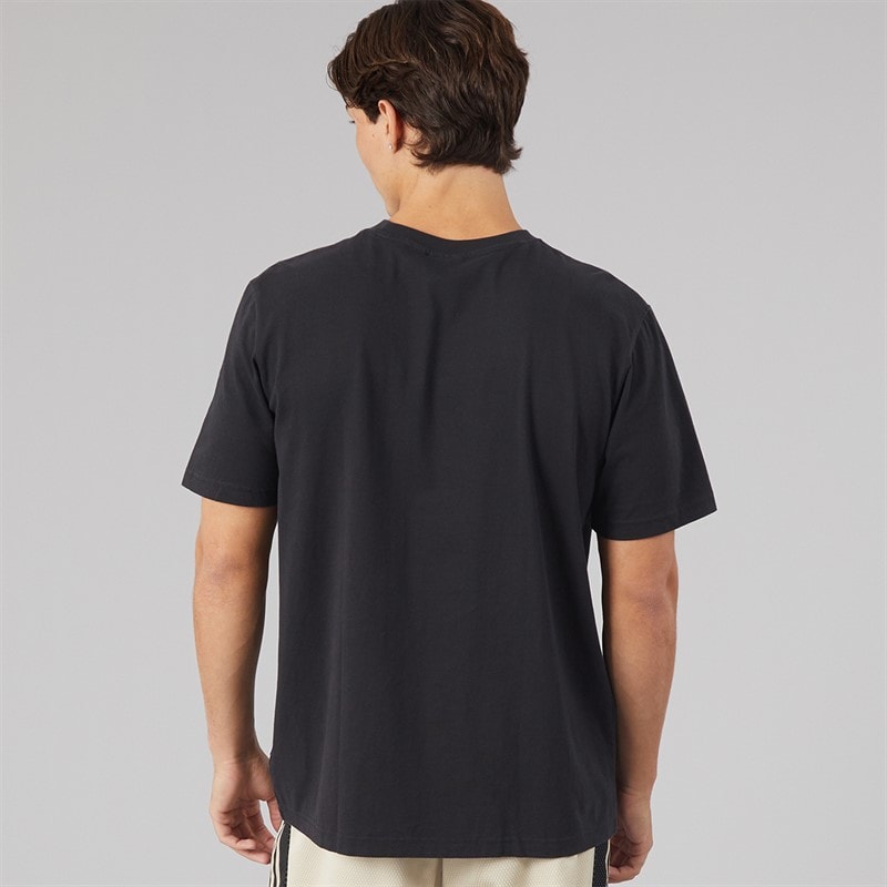 Mens Skeleton Trefoil T-Shirt Black - Image 2